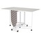 Arrow Millie Sewing Cutting Table with Ironing Board – Folding Craft Table with Storage and Workspace Extension